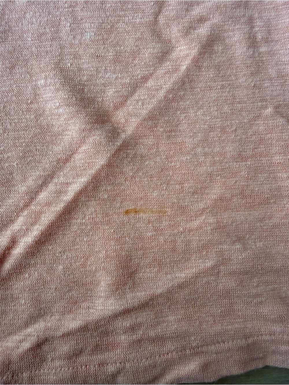 Eileen Fisher Peach Hemp Organic Cotton T Shirt M Boxy Relaxed Coastal Minimal - Picture 7 of 7